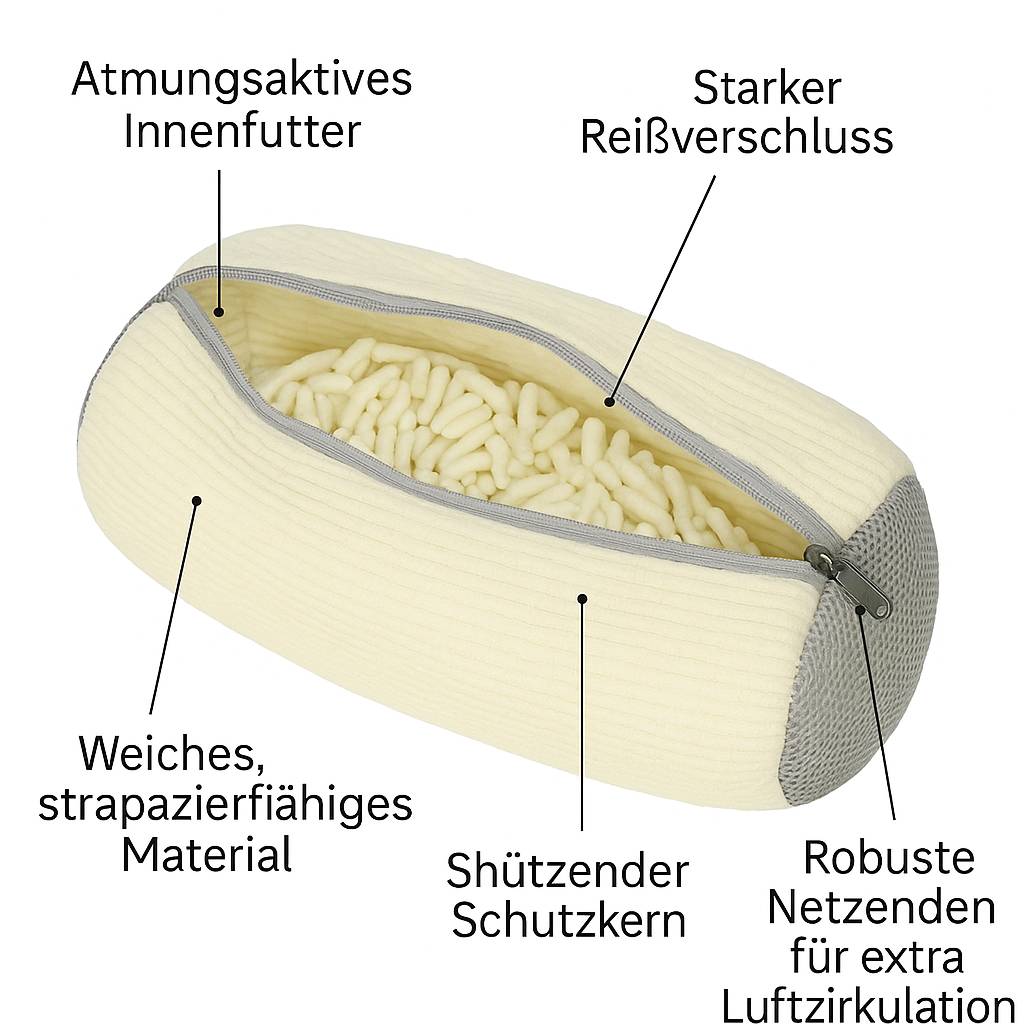 Schuh-Waschbeutel für die Waschmaschine zur schonenden Reinigung & Schutz vor Schäden - CleanStep