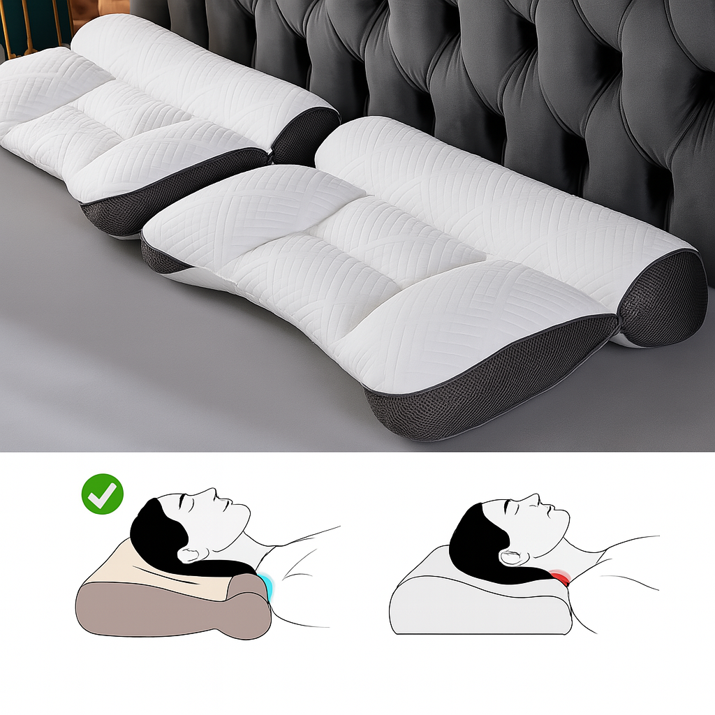 Orthopädisches & ergonomisches Kissen zur Schmerzlinderung – PedicNight