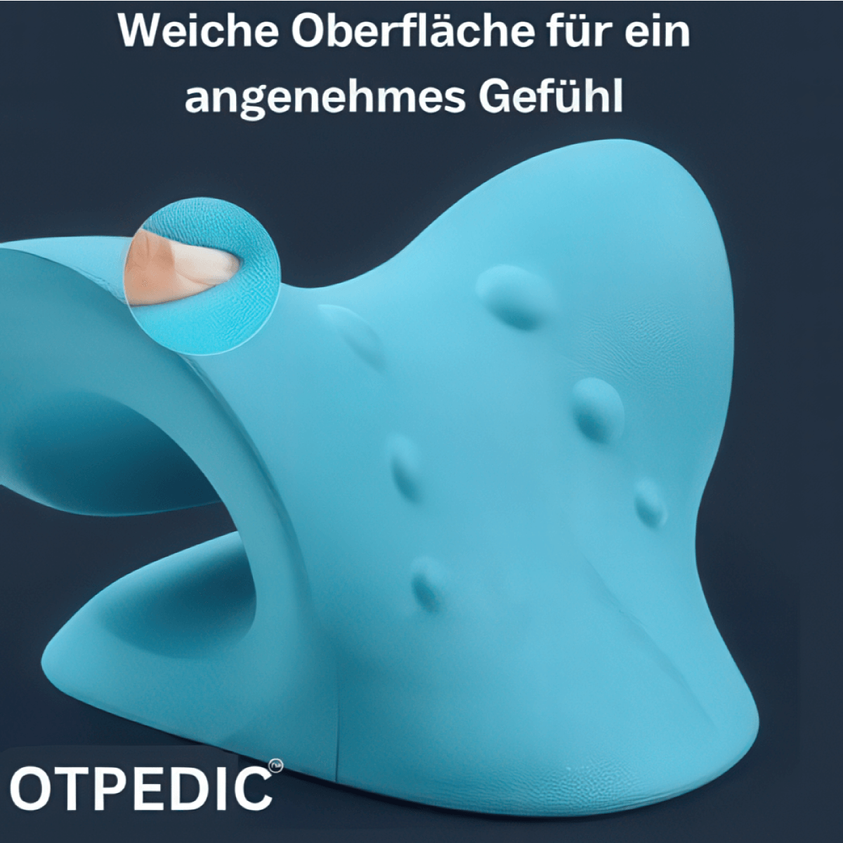 Ergonomische Nackenstütze lindert Verspannungen und fördert die Haltung - NackPro